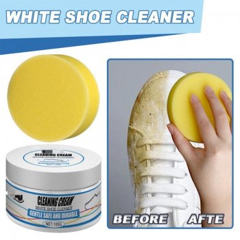 Чистящая паста для обуви White shoe cleaner 